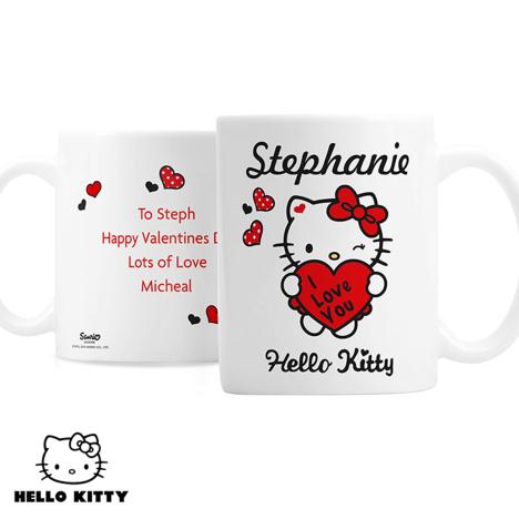 Personalised Hello Kitty I Love You Mug £10.99